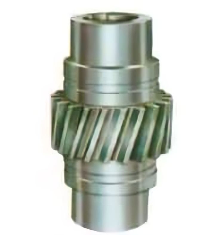 Silver Metal Helical Gear